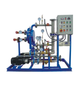 Integrated plate and shell heat exchanger